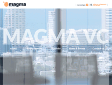 Tablet Screenshot of magmavc.com